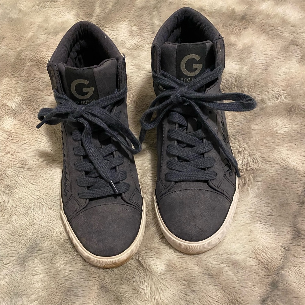 G by Guess Grayish Blue Hightop Sneakers